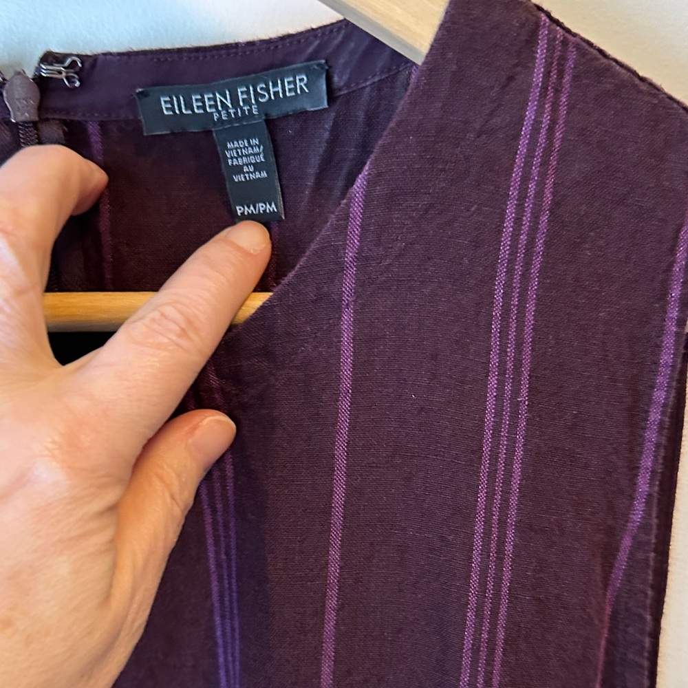 Eileen Fisher Wide-leg Linen Jumpsuit - Picture 3 of 8